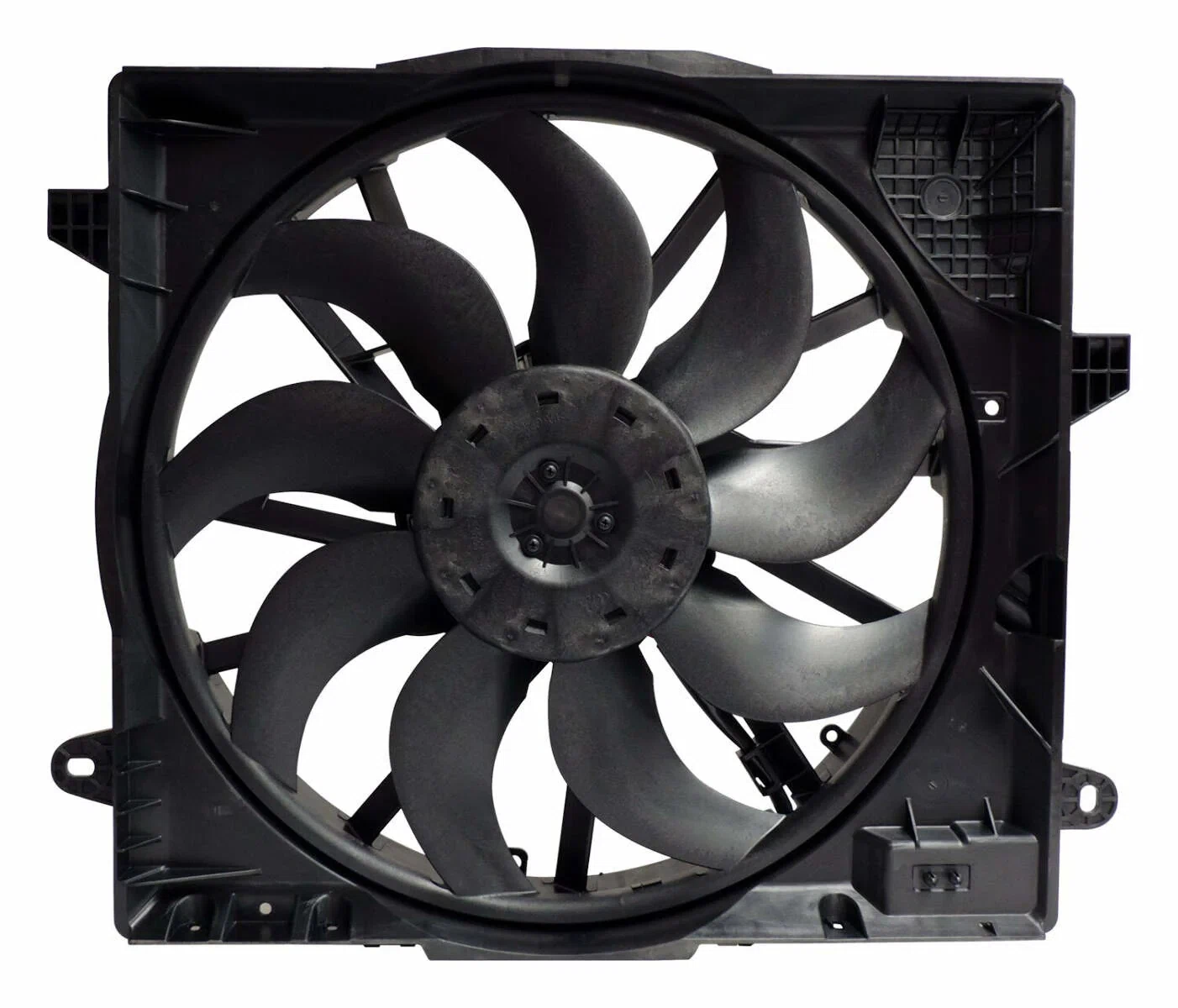2018-2025 Jeep Wrangler JL w_2.0L Engine Cooling Fan Module 68272755AD-CRN